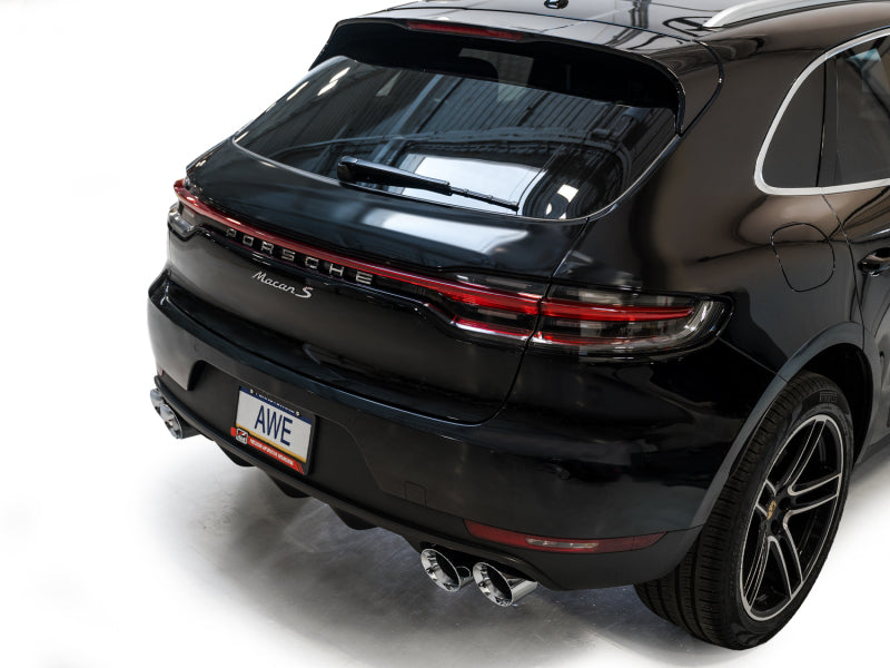 AWE Tuning 19-21 Porsche Macan 3.0T/2.9TT Touring Edition Catback Exhaust w/ Chrome Silver Tips Catback AWE Tuning
