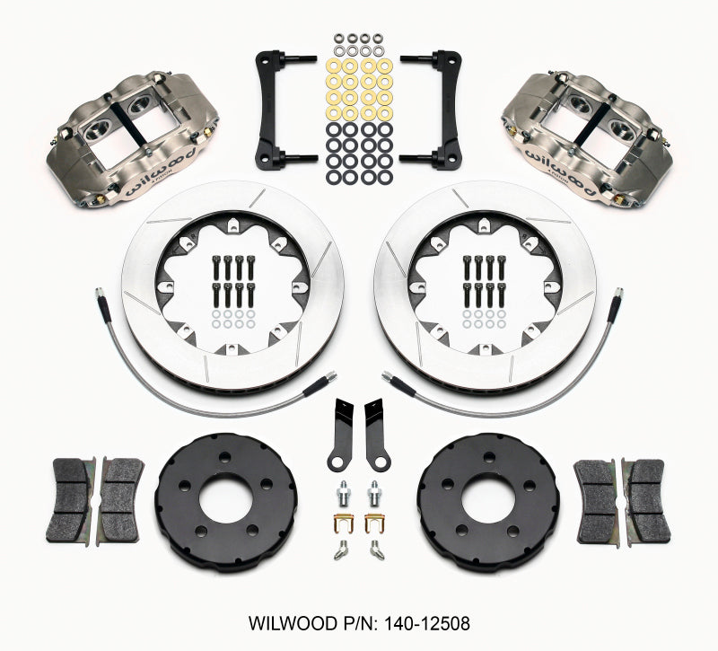 Wilwood Forged Superlite 4R ST BB Front Kit Road Race 2005-2014 Mustang Big Brake Kits Wilwood