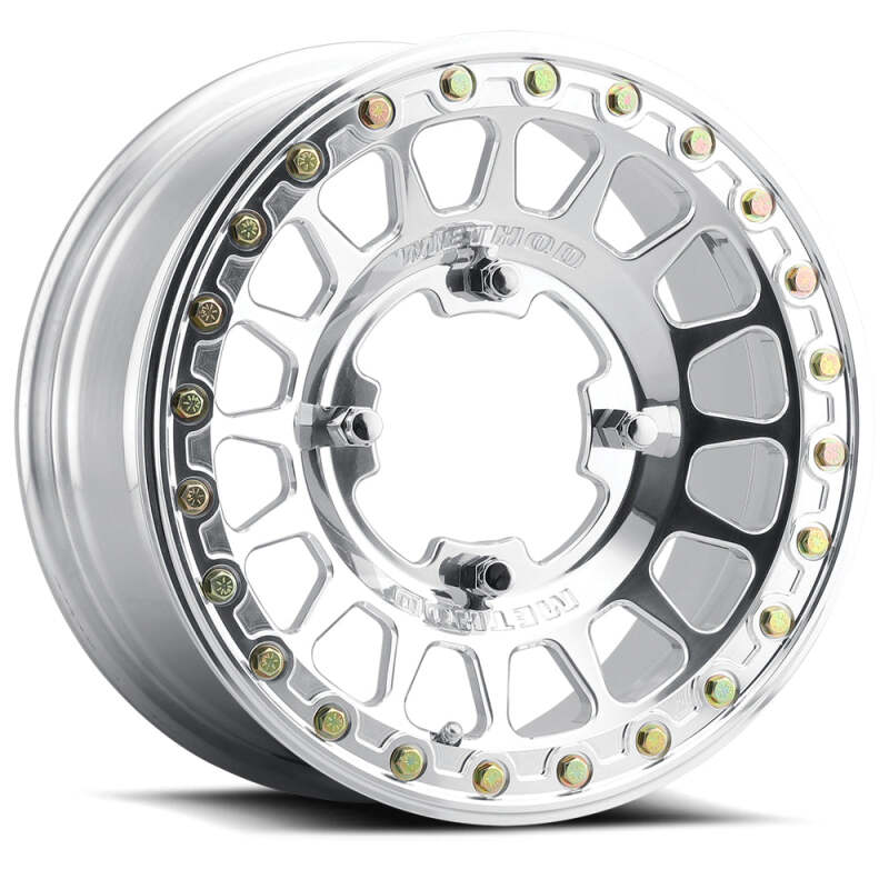 Method MR413 Beadlock 15x10.0 0mm Offset 6x139.7 BP 78.30mm CB Polished Wheel w/ BH-H24100 Wheels - Cast Method Wheels