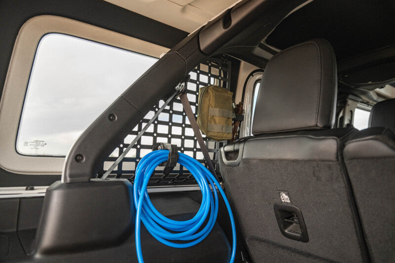 DV8 Offroad 18-25 Jeep Wrangler (JL) 4-Door Rear Window Pocketed Molle Panels Exterior Trim DV8 Offroad
