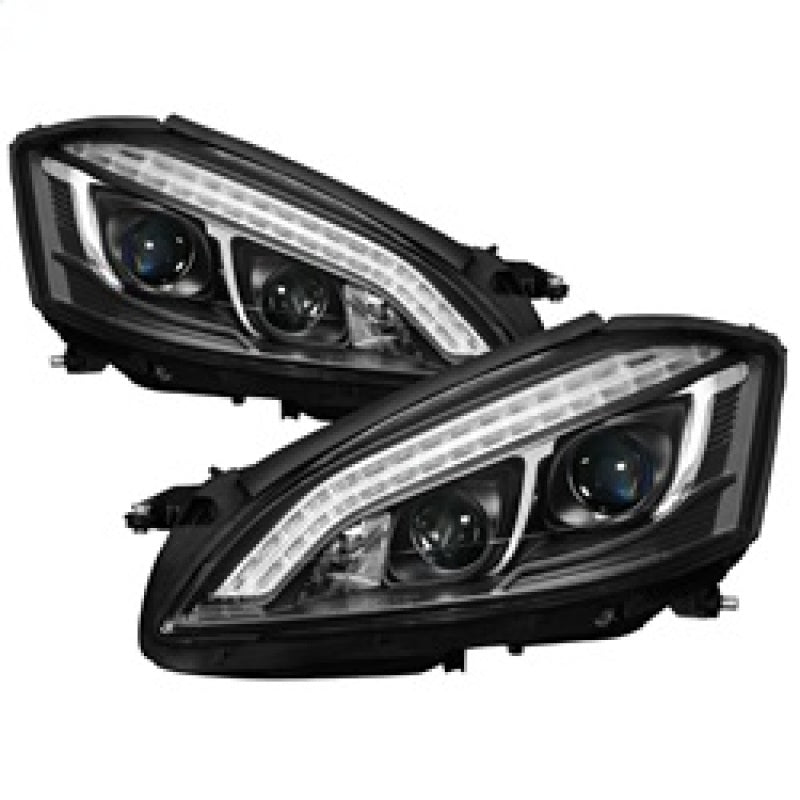 Spyder Mercedes W221 S Class 07-09 Headlights - HID Model Only - Black PRO-YD-MBW22107-HID-DRL-BK Headlights SPYDER