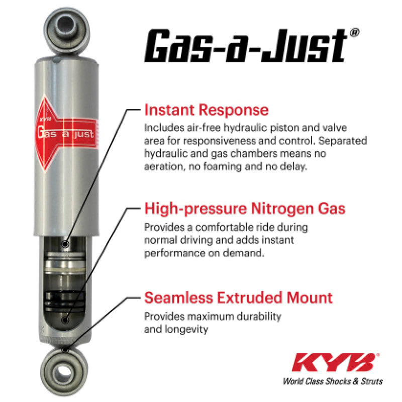 KYB 14-18 Ford Transit Connect Gas-A-Just Shock - Rear Shocks and Struts KYB