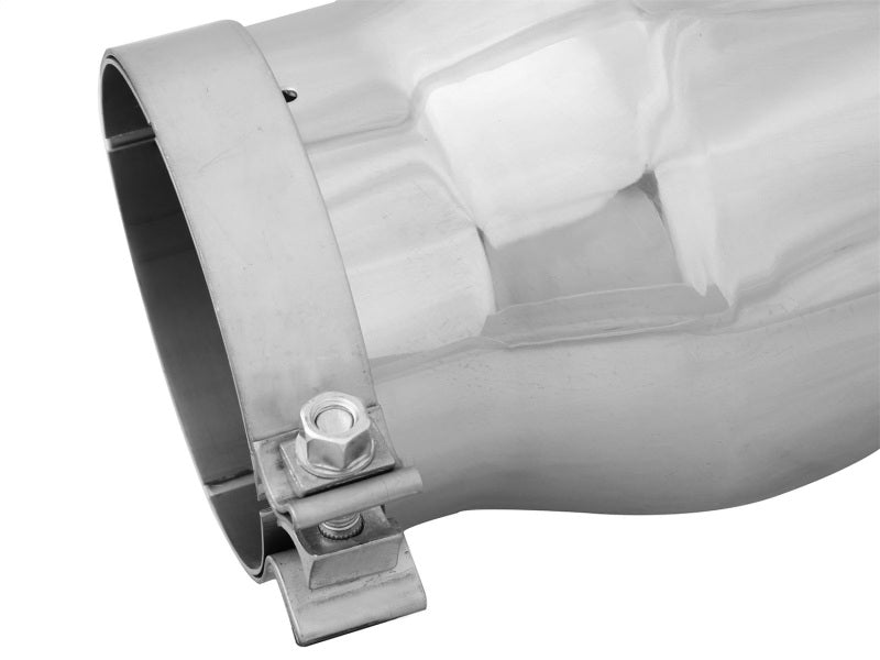 aFe MACH Force-Xp 5in Inlet x 7in Outlet x 15in length 304 Stainless Steel Exhaust Tip Catback aFe