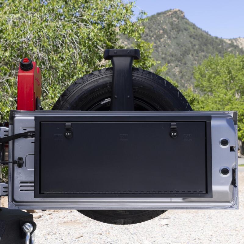 Tuffy Jeep Wrangler Tailgate Lockbox W/Combo Lock Cargo Boxes & Bags Tuffy Products