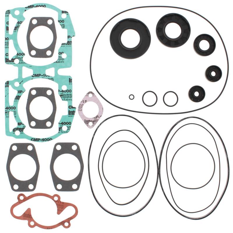 Vertex Gaskets 1991 Ski-Doo Formula MX/XTC/XTCR Complete Gasket Kit w/ Oil Seals Engine Hardware Vertex Pistons