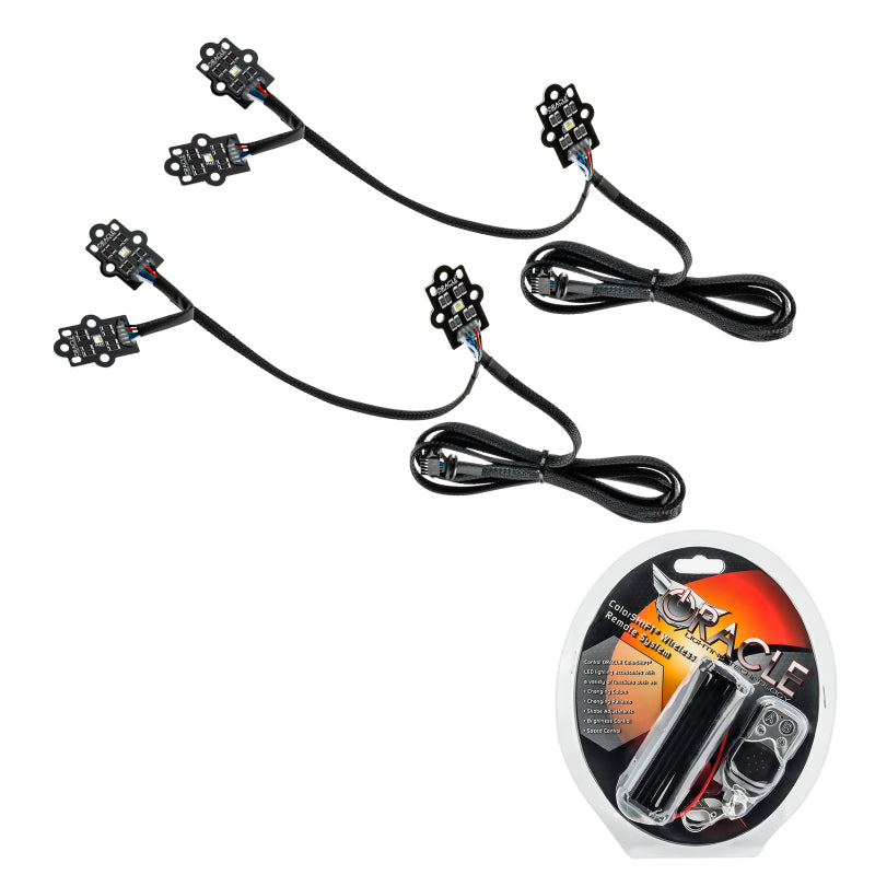 Oracle 19-21 GMC Sierra 1500 RGB+W Headlight DRL Upgrade Kit - ColorSHIFT Headlights ORACLE Lighting