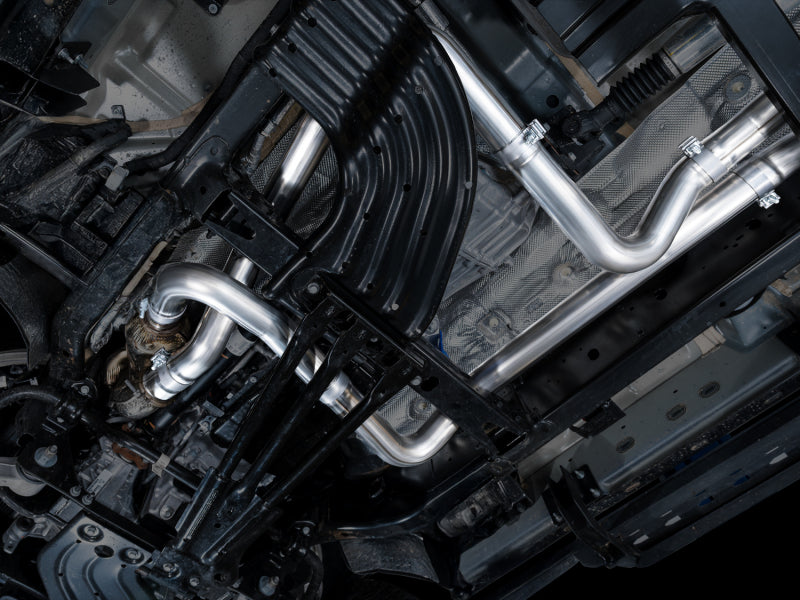 AWE Tuning 2025+ RAM 1500 RHO 3.0 I6 TT 0FG Dual Rear Exit Cat-Back Exhaust - Diamond Black Tips Catback AWE Tuning