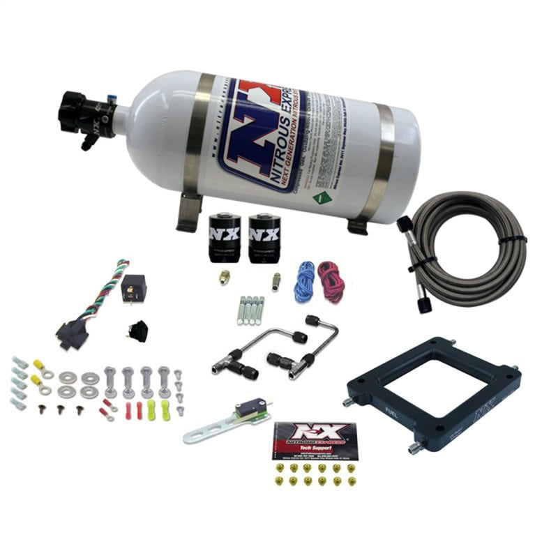 Nitrous Express Dominator Gemini Pro-Power Alcohol Nitrous Kit (100-500HP) w/10lb Bottle Nitrous Systems Nitrous Express
