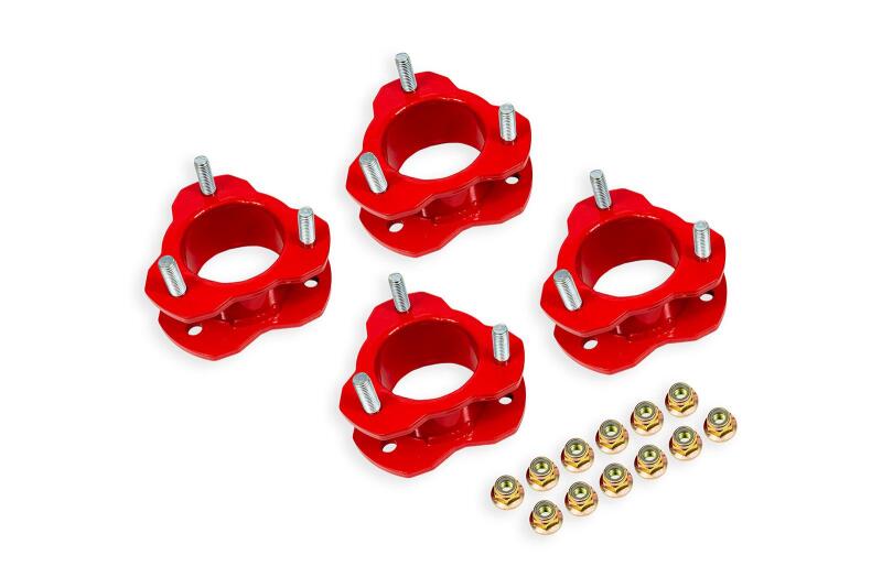 BMR 21-25 Ford Bronco (Exc. Bronco Sport) 2in Leveling Kit - Red Bushing Kits BMR Suspension
