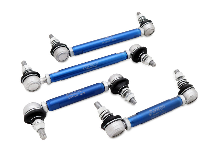 SuperPro 91-95 Toyota MR2 HD Adjustable End Link Set (TRC10105 + TRC10160) Sway Bar Endlinks Superpro