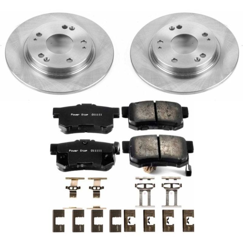 Power Stop 11-15 Honda CR-Z Rear Autospecialty Brake Kit Brake Kits - OE PowerStop