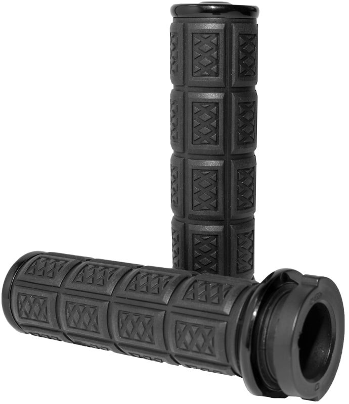 Kuryakyn Enygma Grips Throttle-By -Wire - Gloss Black Grips Kuryakyn