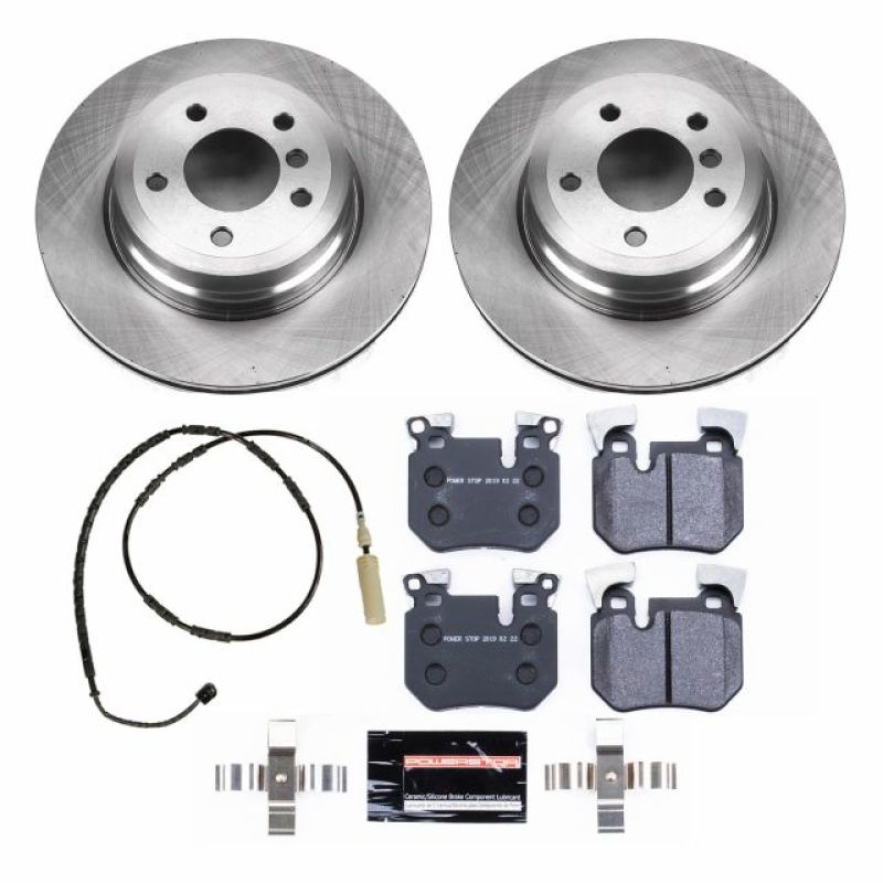 Power Stop 11-13 BMW 135i Rear Track Day SPEC Brake Kit Brake Kits - Performance Blank PowerStop