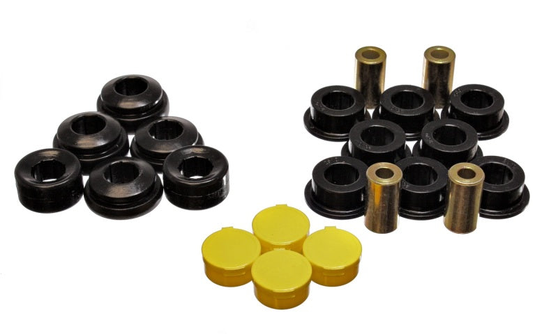 Energy Suspension 01-05 Honda Civic/CRX / 02-05 Civic Si Black Rear Control Arm Bushing Set Bushing Kits Energy Suspension