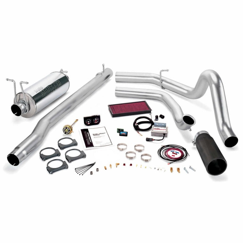 Banks Power 99.5 Ford 7.3L F250/350 Auto Stinger System - SS Single Exhaust w/ Black Tip Performance Packages Banks Power