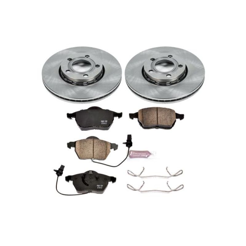 Power Stop 99-04 Audi A4 Front Autospecialty Brake Kit Brake Kits - OE PowerStop
