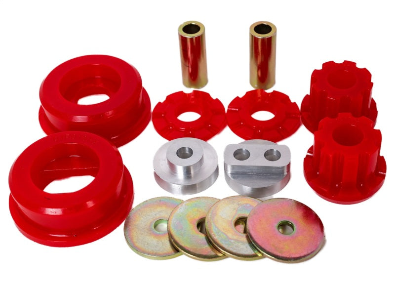 Energy Suspension 01-05 Lexus IS300 Rear Differential Bushing Set - Red Bushing Kits Energy Suspension