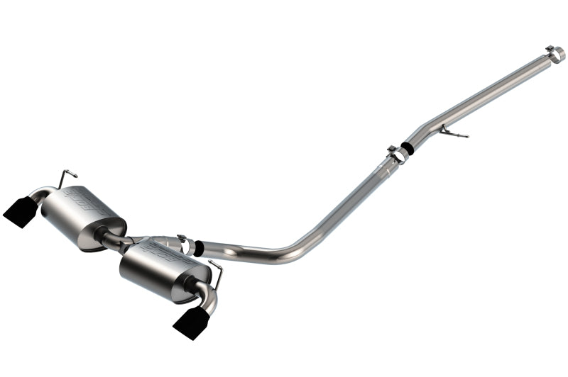 Borla 2021 Ford Bronco Sport 2.0L 2.5in / 2.25in S-Type Cat-Back Exhaust - Ceramic Black Tip Catback Borla