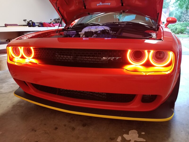 Oracle 15-21 Dodge Challenger Dynamic Surface Mount Headlight Halo Kit - - Dynamic Fog Lights ORACLE Lighting