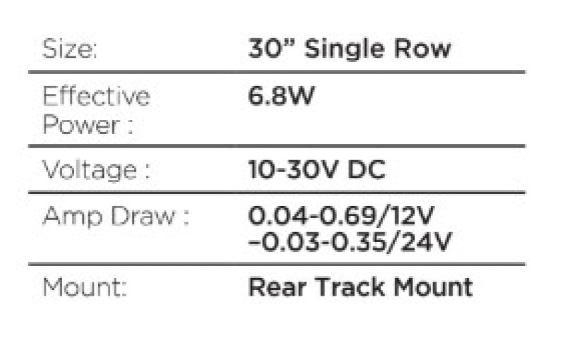Go Rhino Xplor Flash Series Sgl Multi Function LED Light Bar (Track Mount) 30in. - Blk Light Bars & Cubes Go Rhino