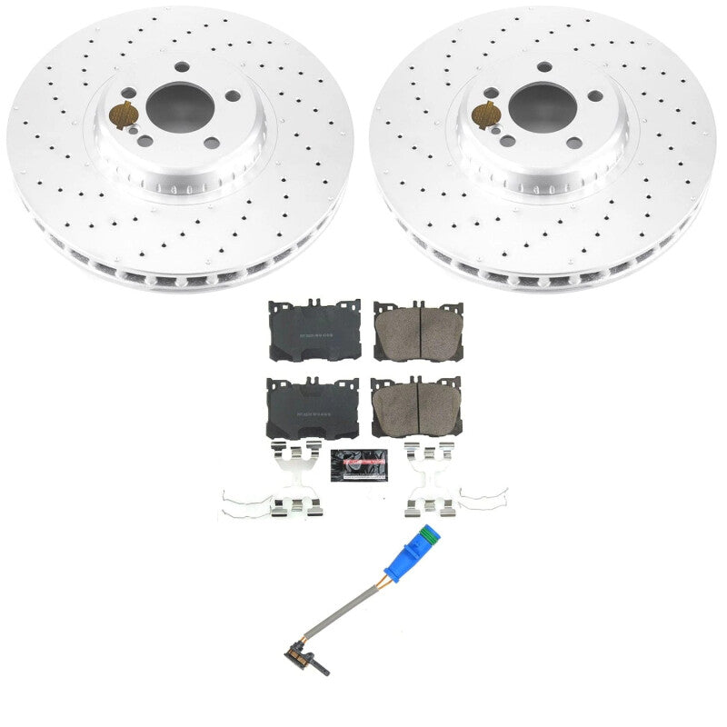 Power Stop 22-23 Mercedes-Benz E53 AMG Front Z23 Coated Brake Kit Brake Kits - Performance D&S PowerStop