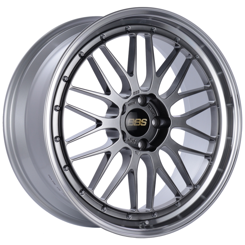 BBS LM 21x9 5x120 ET32 Diamond Black Center Diamond Cut Lip Wheel -82mm PFS/Clip Required Wheels - Forged BBS
