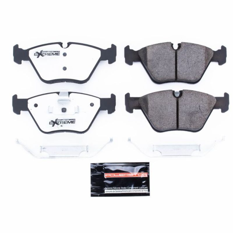 Power Stop 01-06 BMW 330Ci Front Z26 Extreme Street Brake Pads w/Hardware Brake Pads - Performance PowerStop