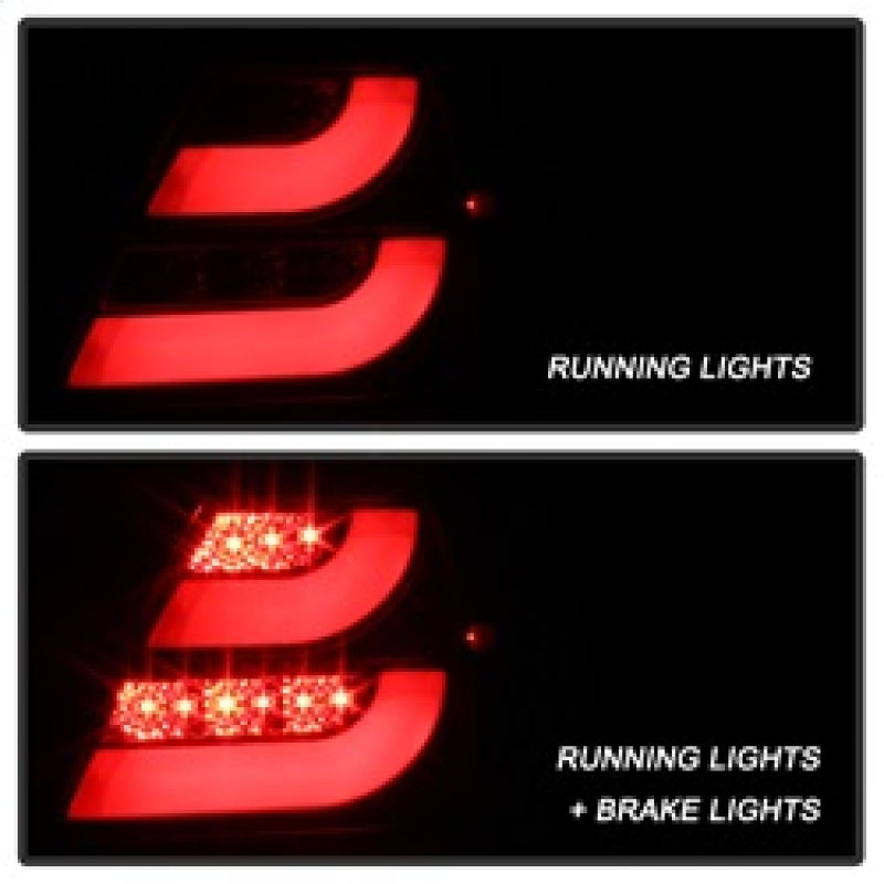 Spyder Pontiac Grand Prix 04-08 Light Bar LED Tail Light Black ALT-YD-PGP04-LED-BK Tail Lights SPYDER