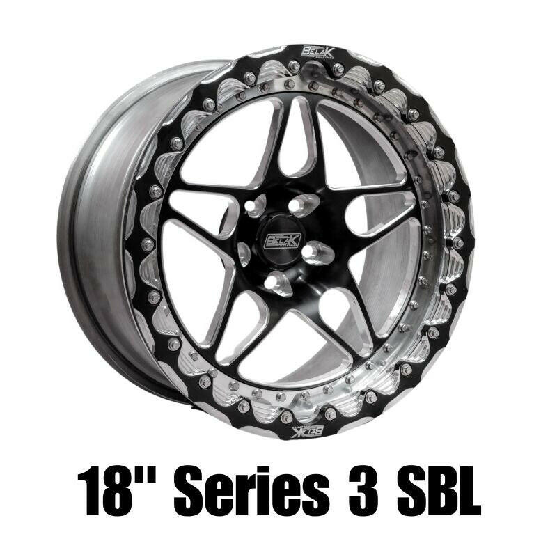 Belak 18x6 / 2.75in BS / 5x120 BP / High Pad / Series 3 Wheel - Non-Beadlock Wheels - Forged Belak Wheels