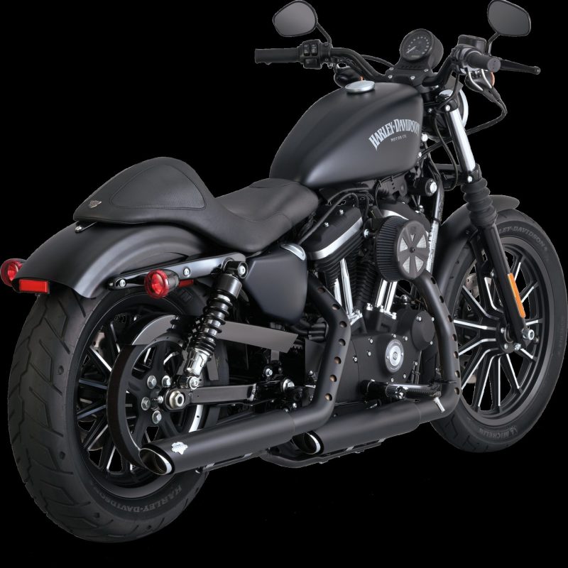 Vance & Hines HD Sportster 14-22 Twin Slash 3In PCX Slip-On Exhaust Motorcycle Slip-On Vance and Hines