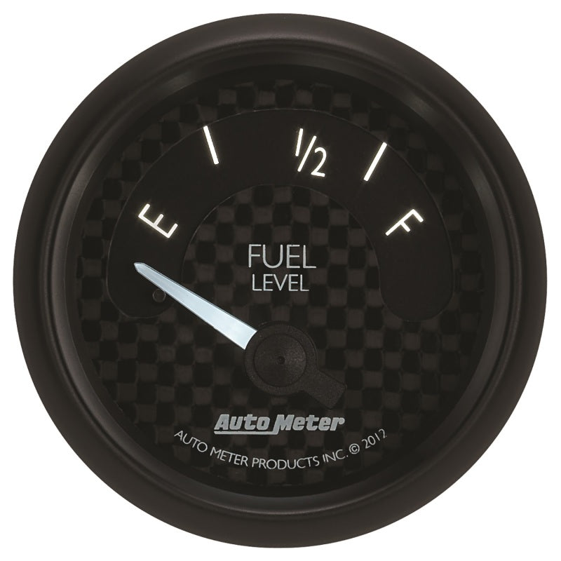 Autometer GT Series 52mm Short Sweep Electronic 73-10 ohms Fuel Level (For most Ford and Chrysler) Gauges AutoMeter
