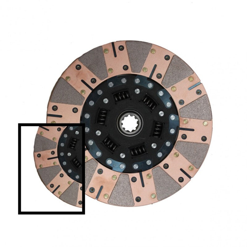 McLeod Disc Dual Perform. Sprung Hub 10.5in X 1-1/8 X 26 Spline Reverse Hub Clutch Discs McLeod Racing