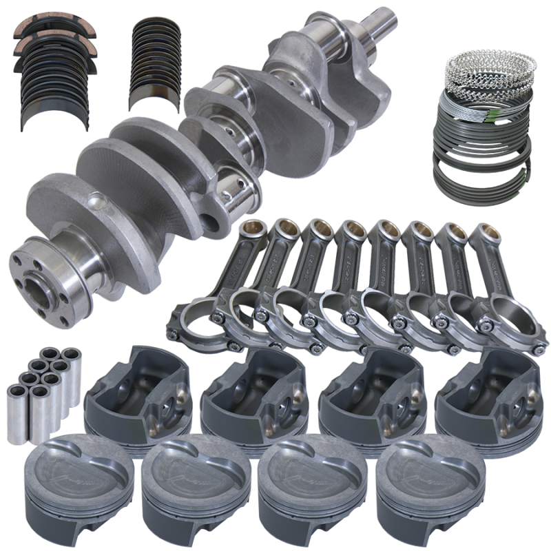 Eagle Ford 351W 4.170in Crank 2.750in Mains 6.250in I-Beam Rods 4.125in Pistons Balanced Assembly Rotating Assemblies Eagle