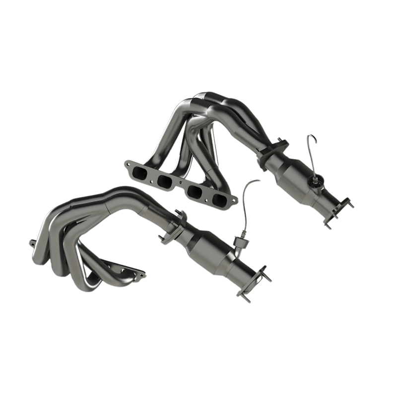 Kooks 22+ Chevrolet C8 Corvette Z06 LT6 1-7/8in. x 2in. SS Tri-Y Headers w/ GREEN Cats Headers & Manifolds Kooks Headers
