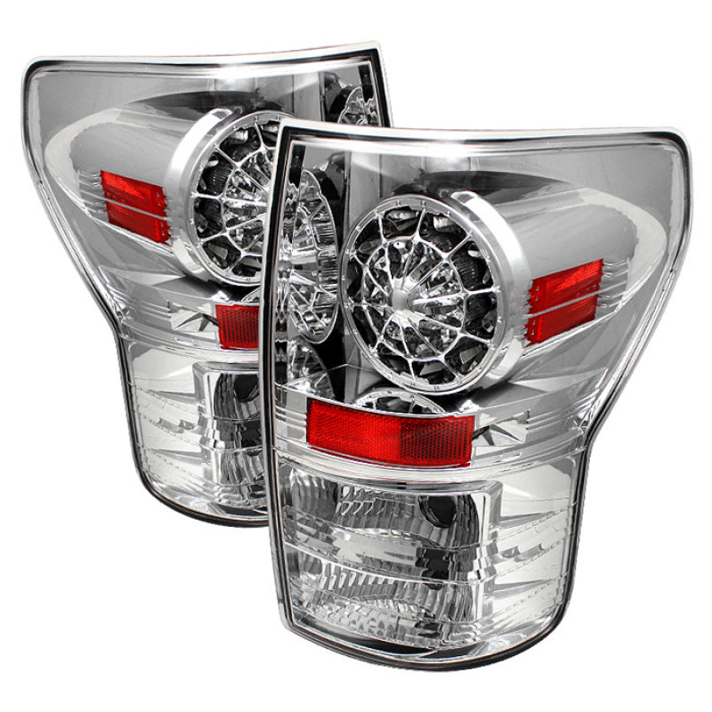 Spyder Toyota Tundra 07-13 LED Tail lights Chrome ALT-YD-TTU07-LED-C Tail Lights SPYDER