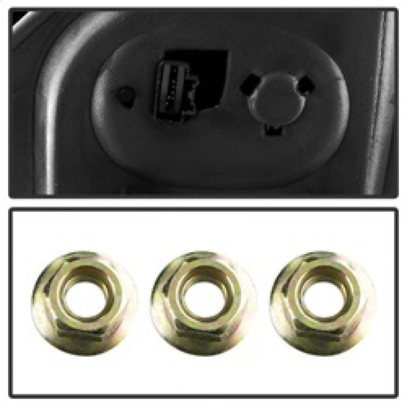 xTune Ford F150 07-14 Power Heated Amber LED Signal OE Mirror Left MIR-03349EH-P-L Side Mirrors SPYDER