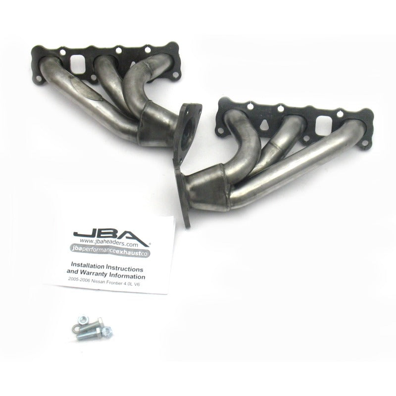 JBA 04-15 Nissan 4.0L V6 1-5/8in Primary Raw 409SS Cat4Ward Header Headers & Manifolds JBA
