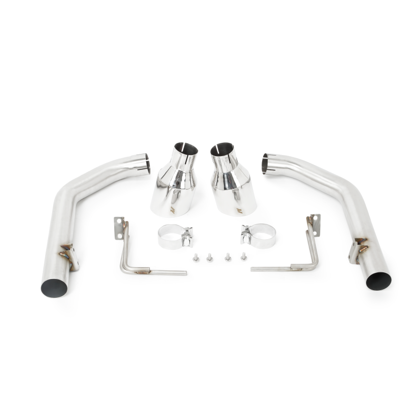 Mishimoto 2015+ Ford Mustang Axleback Exhaust Race w/ Polished Tips Axle Back Mishimoto