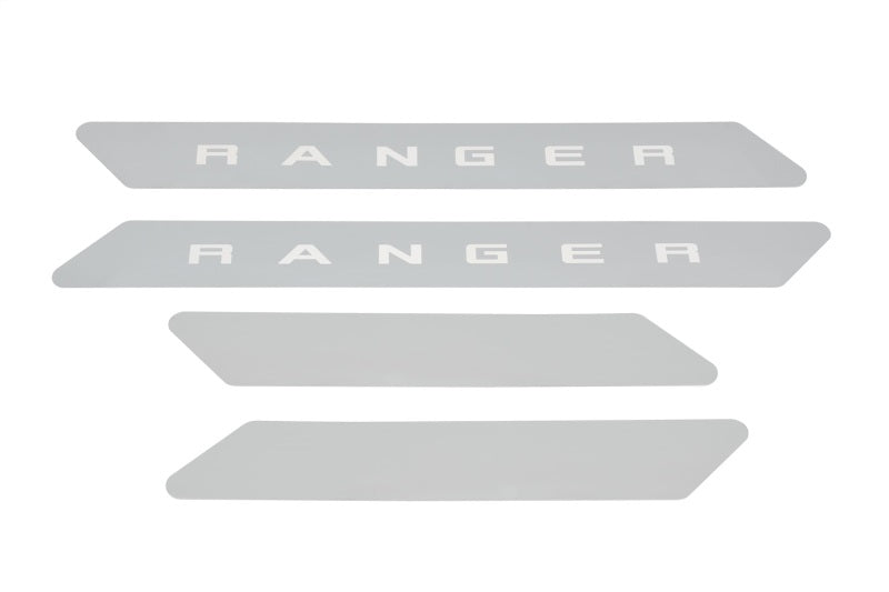 Putco 19-20 Ford Ranger SuperCrew - w/ RANGER Etching 4pcs SS Door Sills Door Panels Putco