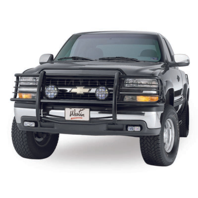 Westin 1999-2002 Chevrolet Silverado 1500LD Sportsman Grille Guard - Black Grille Guards Westin
