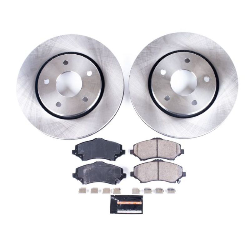 Power Stop 08-16 Chrysler Town & Country Front Autospecialty Brake Kit Brake Kits - OE PowerStop