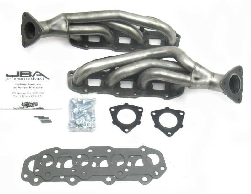 JBA 05-07 Toyota 4.7L V8 1-1/2in Primary Raw 409SS Cat4Ward Header Headers & Manifolds JBA