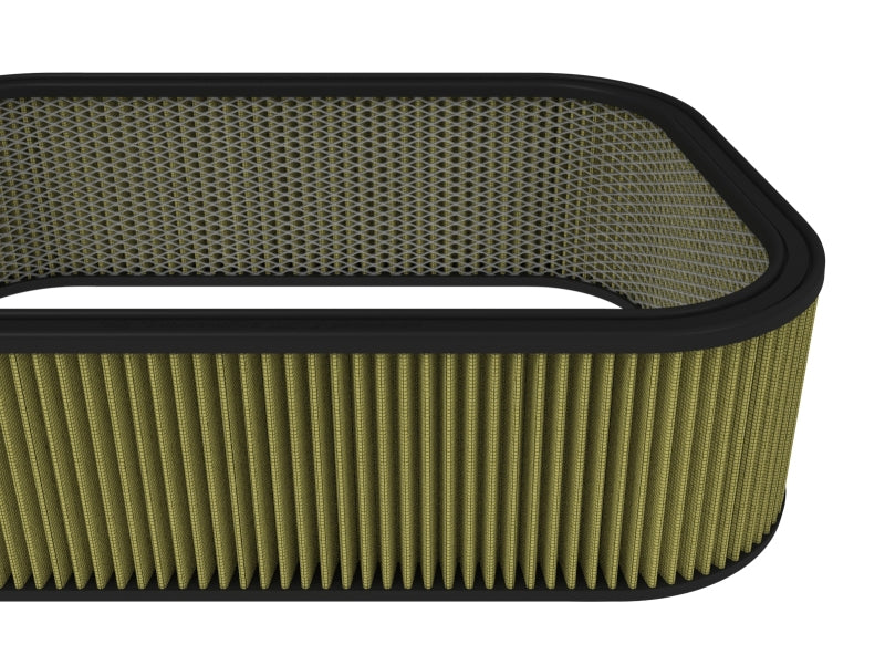 aFe Magnum FLOW Custom Air Filter 20-3/4 IN L x 14-1/4 IN W x 6 IN H w/ Expanded Metal Air Filters - Universal Fit aFe