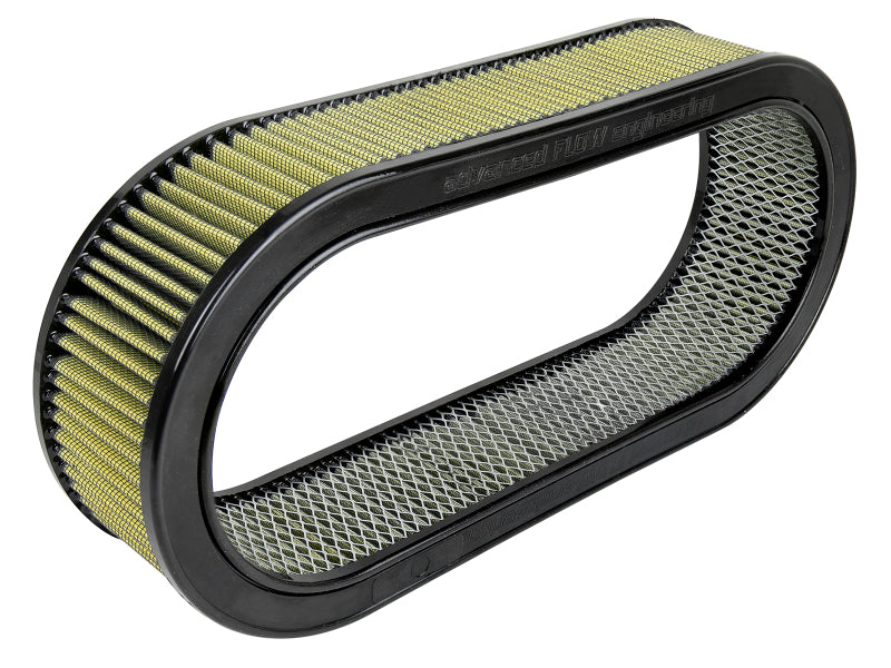aFe Magnum FLOW Custom Air Filter 18-1/8 IN L x 7-1/4 IN W x 4 IN H w/ Expanded Metal Air Filters - Universal Fit aFe