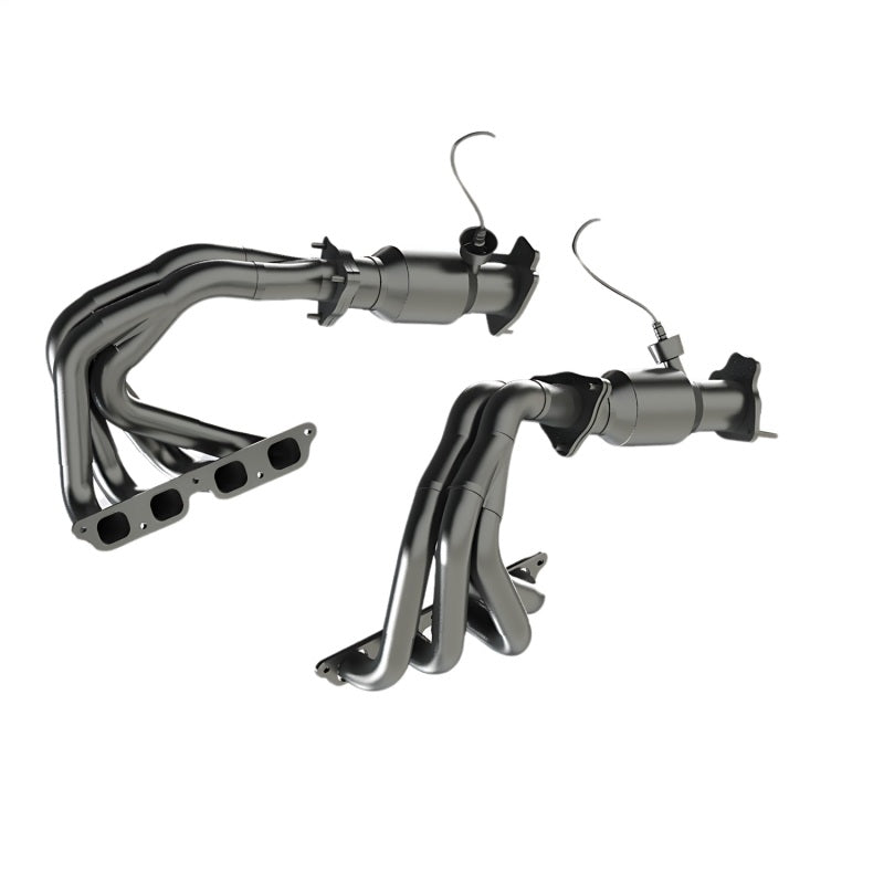 Kooks 22+ Chevrolet C8 Corvette Z06 LT6 1-7/8in. x 2in. SS Tri-Y Headers w/ GREEN Cats Headers & Manifolds Kooks Headers