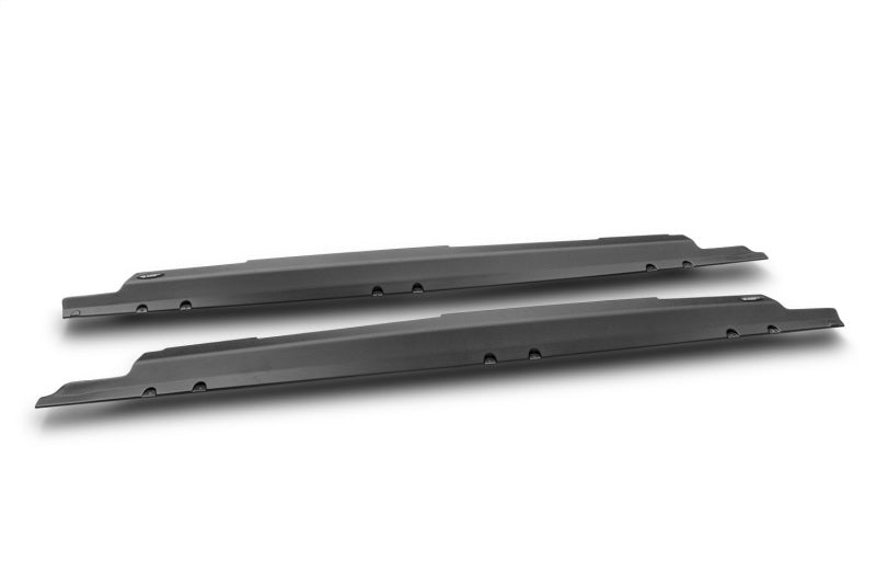 Rugged Ridge 07-18 Jeep Wrangler (JKU) Rocker Pnl/Sill Plate Cvr 4dr. Rocker Guard Pair - Tex. Blk Rocker Arms Rugged Ridge