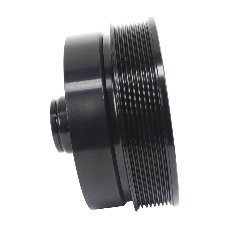 Fluidampr Chevy LSX 6-1/4in Damper w/Single 8 Rib 6.57in Dia Pulley Steel Internally Balanced Damper Crankshaft Dampers Fluidampr