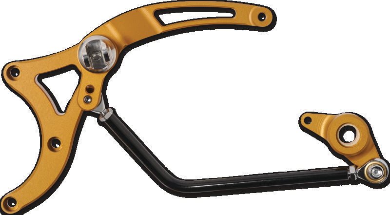 Performance Machine Mid Control - Gold Ops Footpegs Performance Machine