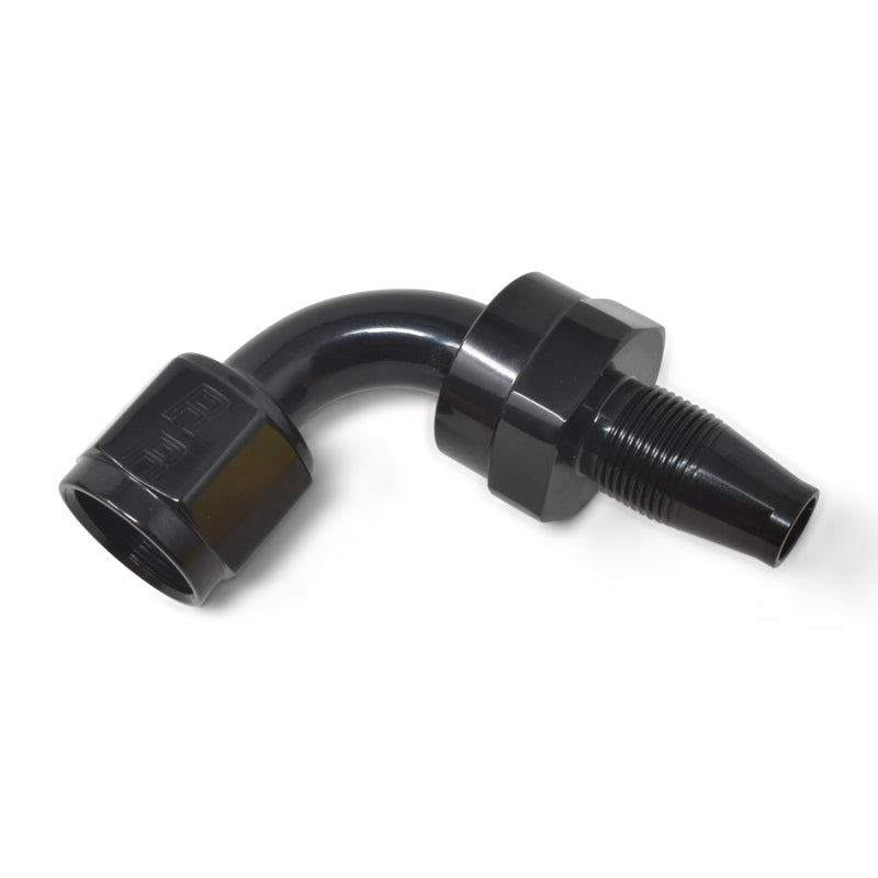 Russell Performance -8 AN 90 Degree Hose End Without Socket - Black Fittings Russell