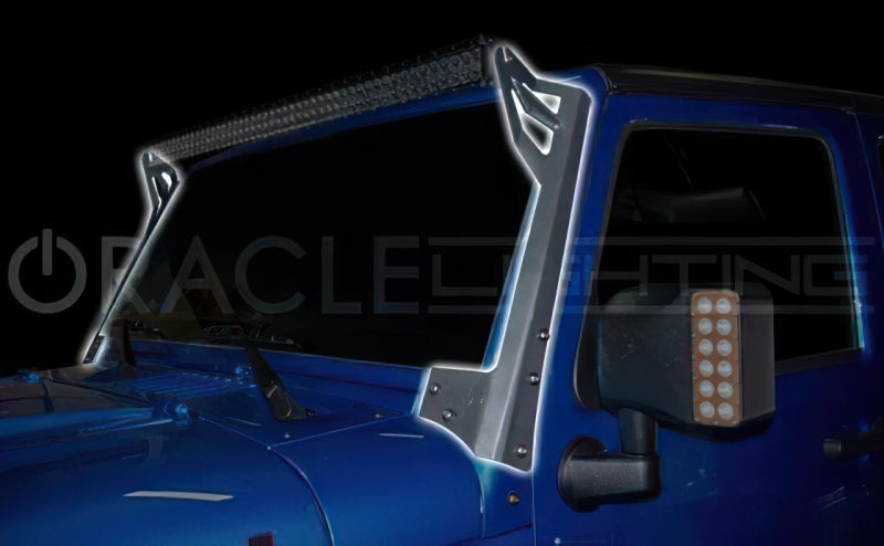 Oracle Jeep JK Upper Windshield Brackets/Light Combo Brackets ORACLE Lighting